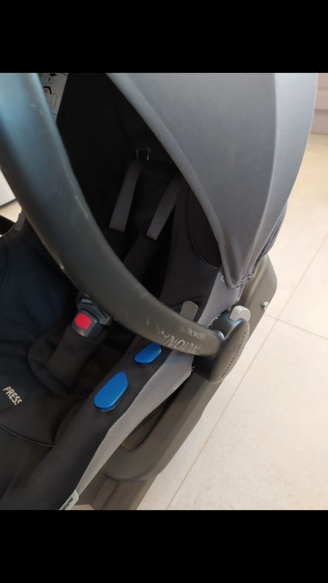 Fotelik ultralite +wkładka niemowlęca