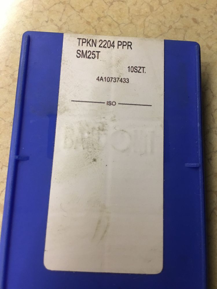 Płytki frezerskie TPKN 2204 ppr sm25t