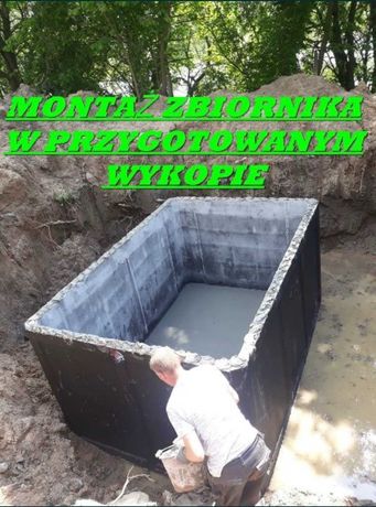 Szambo 10m3 zbiornik betonowy szamba kanał  deszczówka PRODUCENT