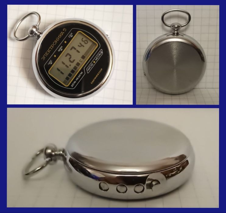 Новые! карманные часы электроника 5 СССР