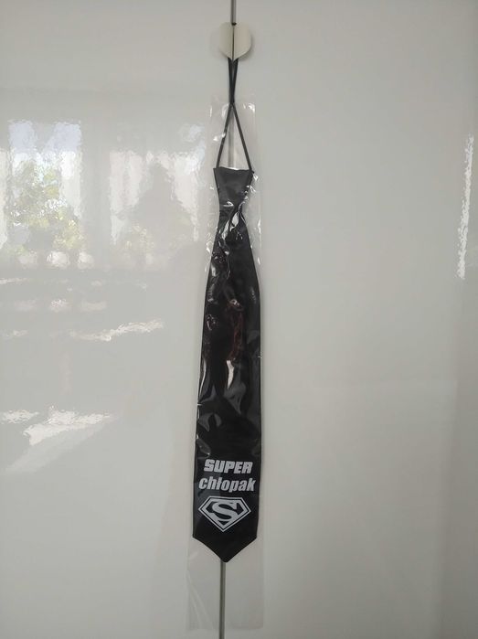 Walentynki prezent śmieszny krawat Super Chłopak Nowy osiemnastka