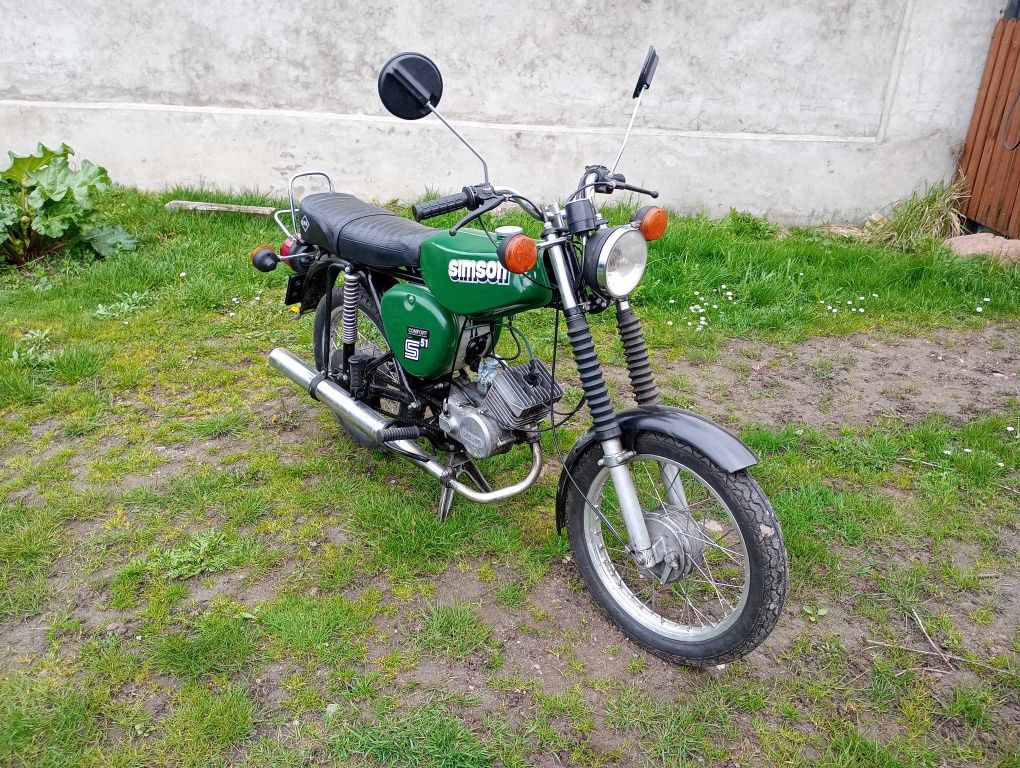 Simson S51 4B Ducati Energia Zarejestrowany