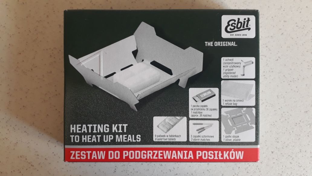 Zestaw do podgrzewania posiłków 2 kpl. nowe