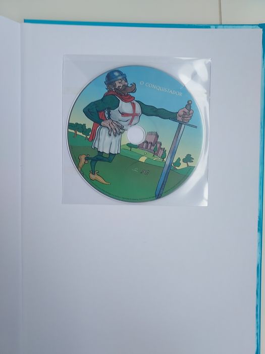Livro " O Conquistador" com CD.