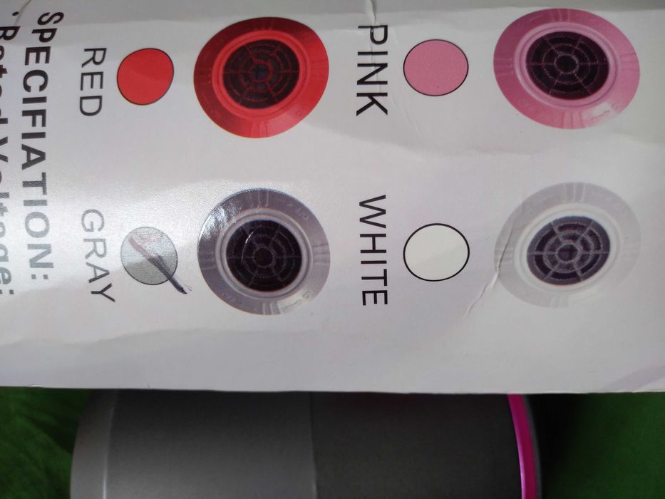 Profesjonalna suszarka do włosów RESUXI grafitowo-różowa