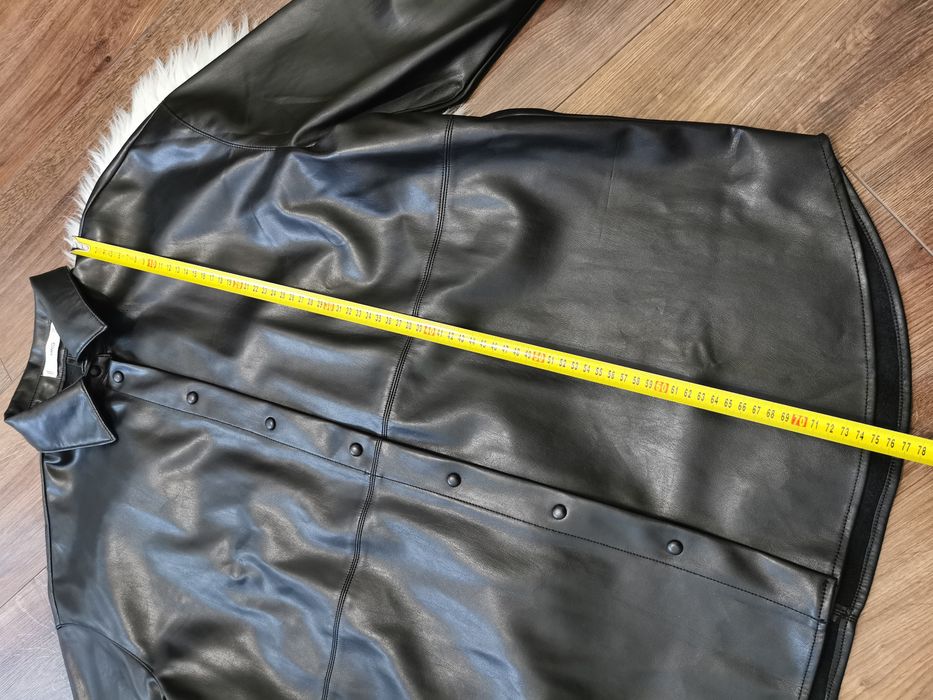 Kurtka koszulowa eko skóra koszula bluzka bluzeczka z długim rękawem L