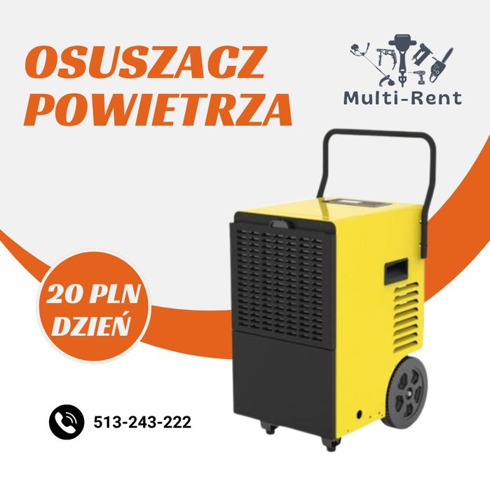Osuszacz powietrza Darmowy transport  50l na dobę Wynajem