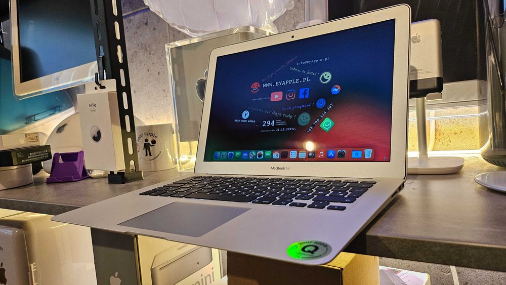 B.Y.A.- Macbook Air 13" 2014r, 4/128Gb (opcje dysku), Gw. 12 mies, FV.
