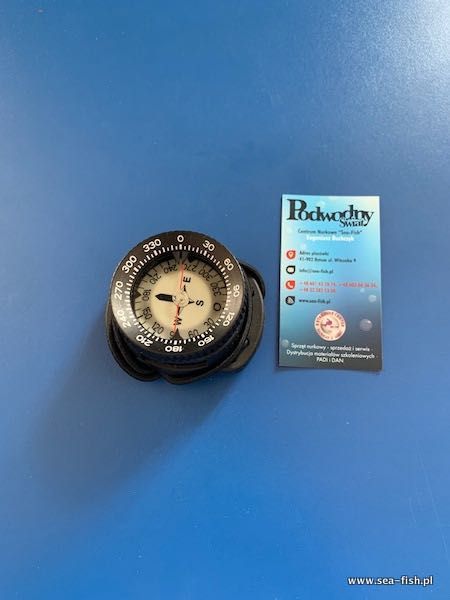 Kompas Nurkowy z Gumką praktyczne zakładanie