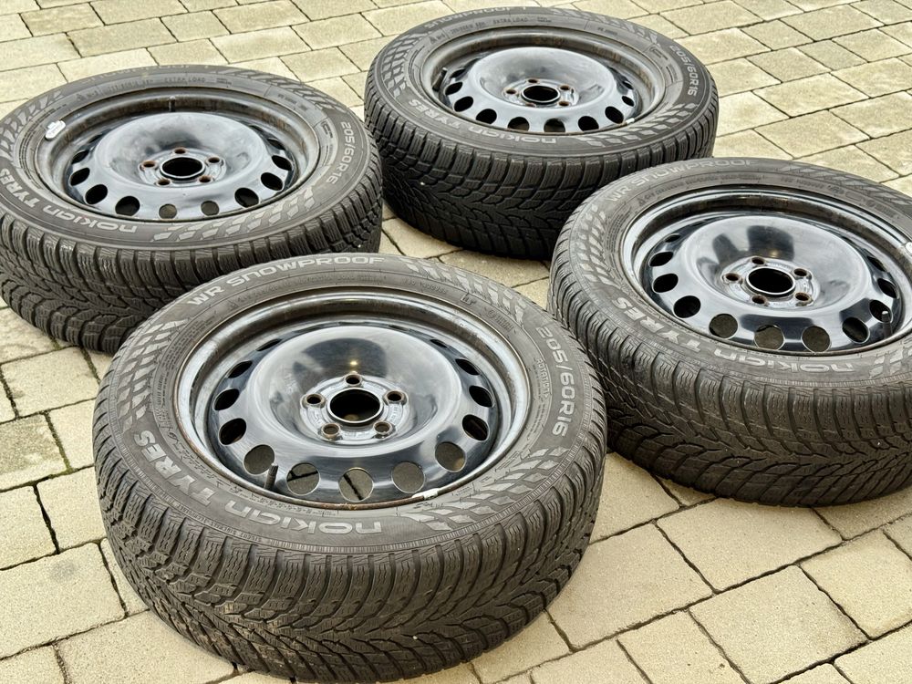 Koła stalowe 5x108 Ford Focus Ford Connect 205/60 R16 96H XL NOKIAN