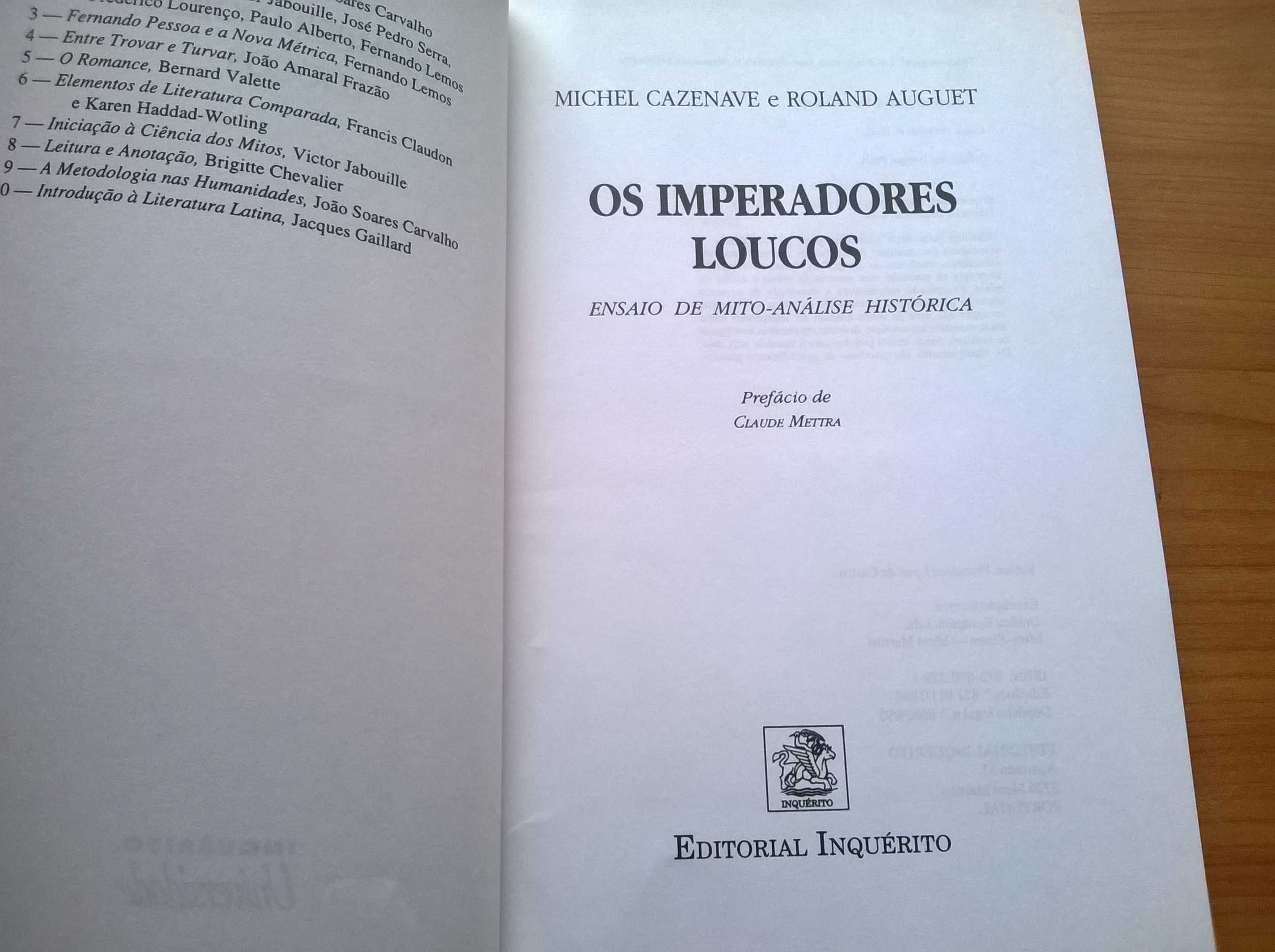 Os Imperadores Loucos - Michel Cazenave e Roland Auguet