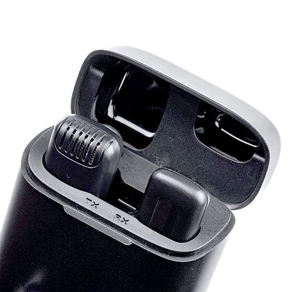 Мікрофон бездротовий петличний з кейсом для зарядки