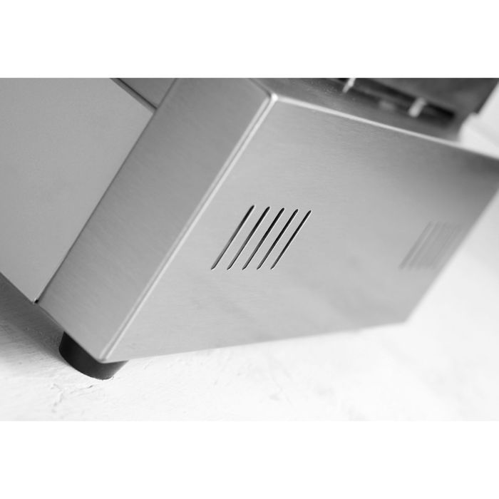 kontakt grill kontaktowy panini ryflowany 2200w - hendi 263655
