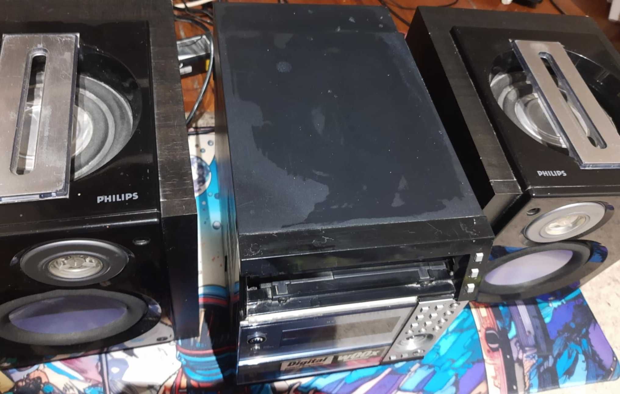 Philips MC-77/22 – wieża Hi-Fi z głośnikami, wOOx Technology