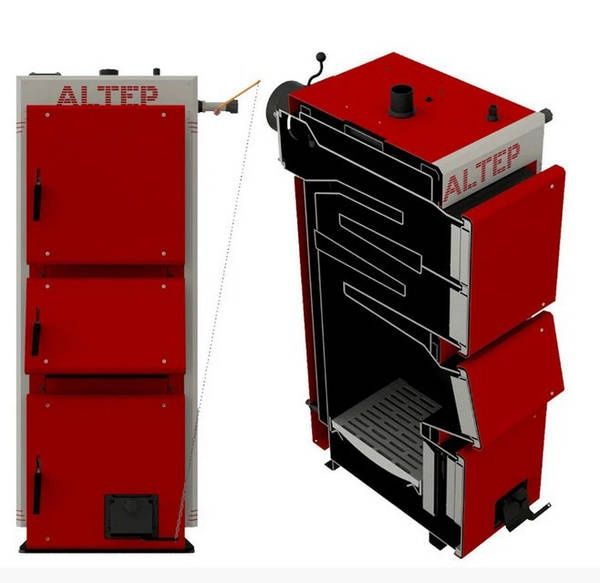 Котел АЛЬТЕП ( ALTEP) DUO UNI PLUS 50кВт.Котел Твердопалевний
