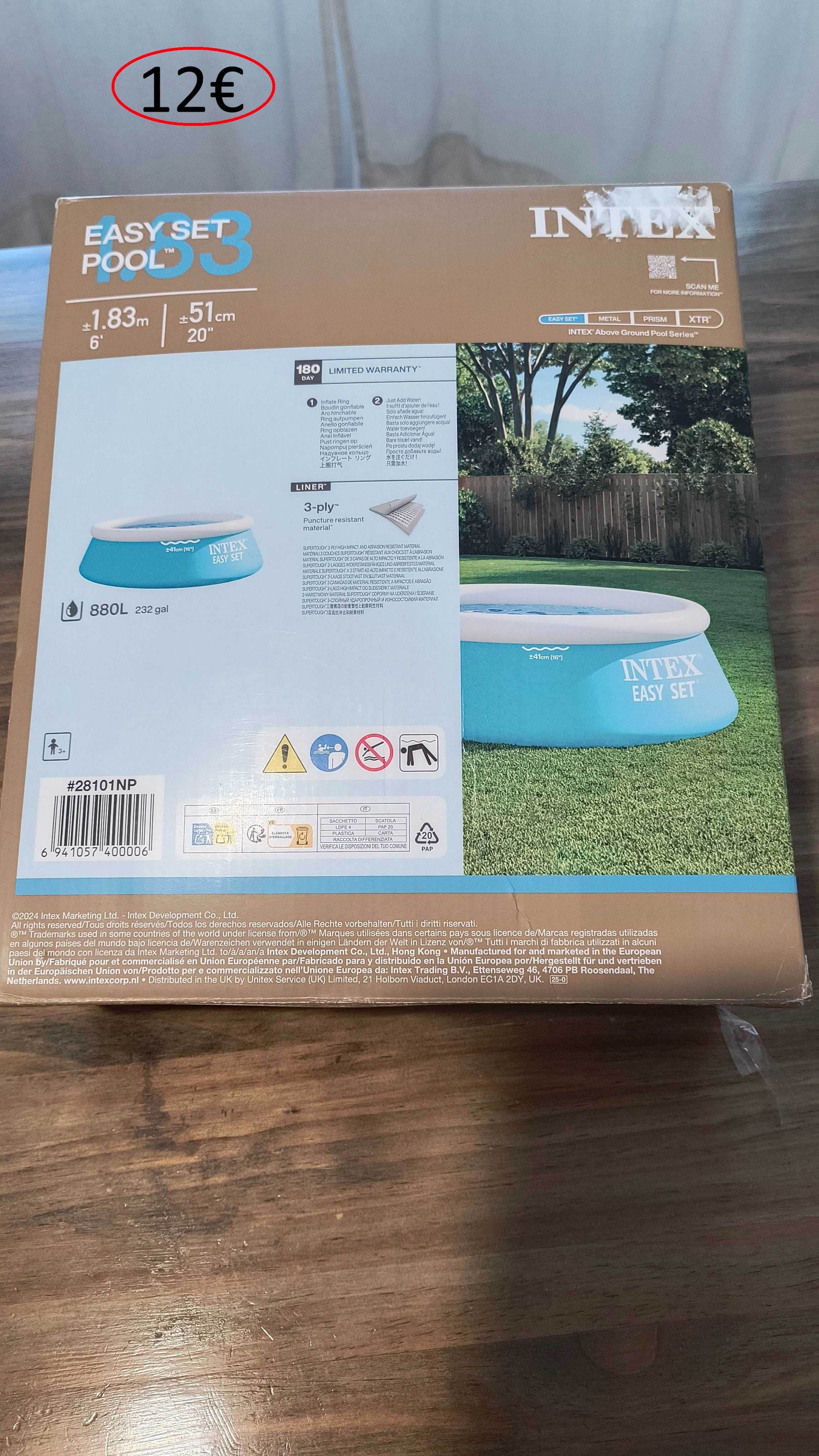 Piscina Intex easy set (Nova)