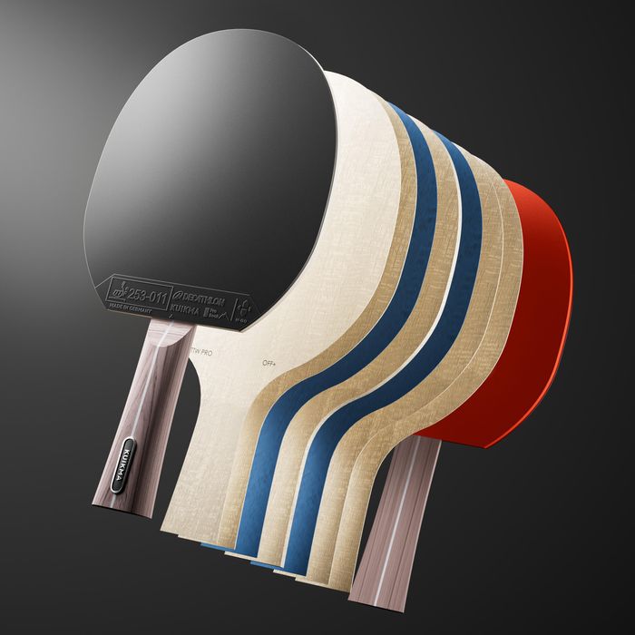 Raquete de ping pong TTR 990 Pro spin 9* ITTF clube alto nível