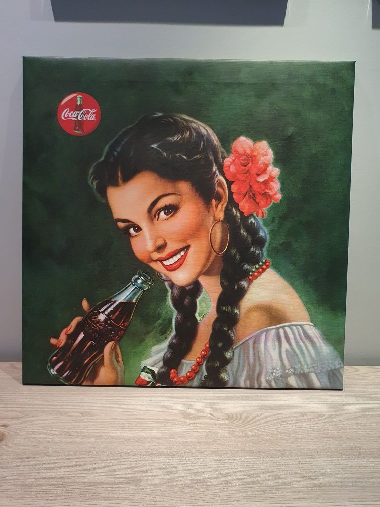Coca-Cola reprodukcja starej reklamy