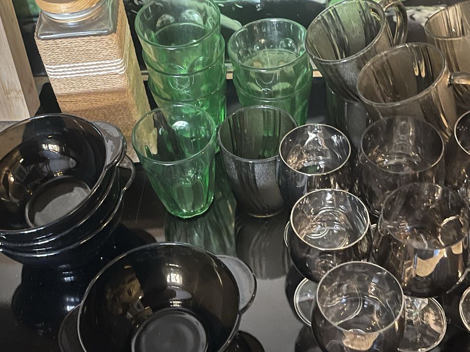 Oddam w dobrej cenie Szkło do oddania kieliszki szklanki  flaczarki