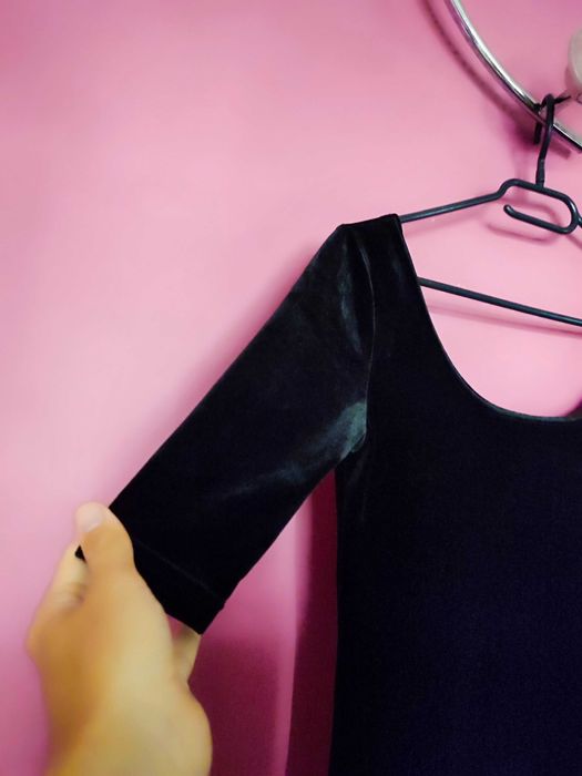 Sukienka Mini Wieczorowa Koktajlowa Aksamitna Satynowa New Look M