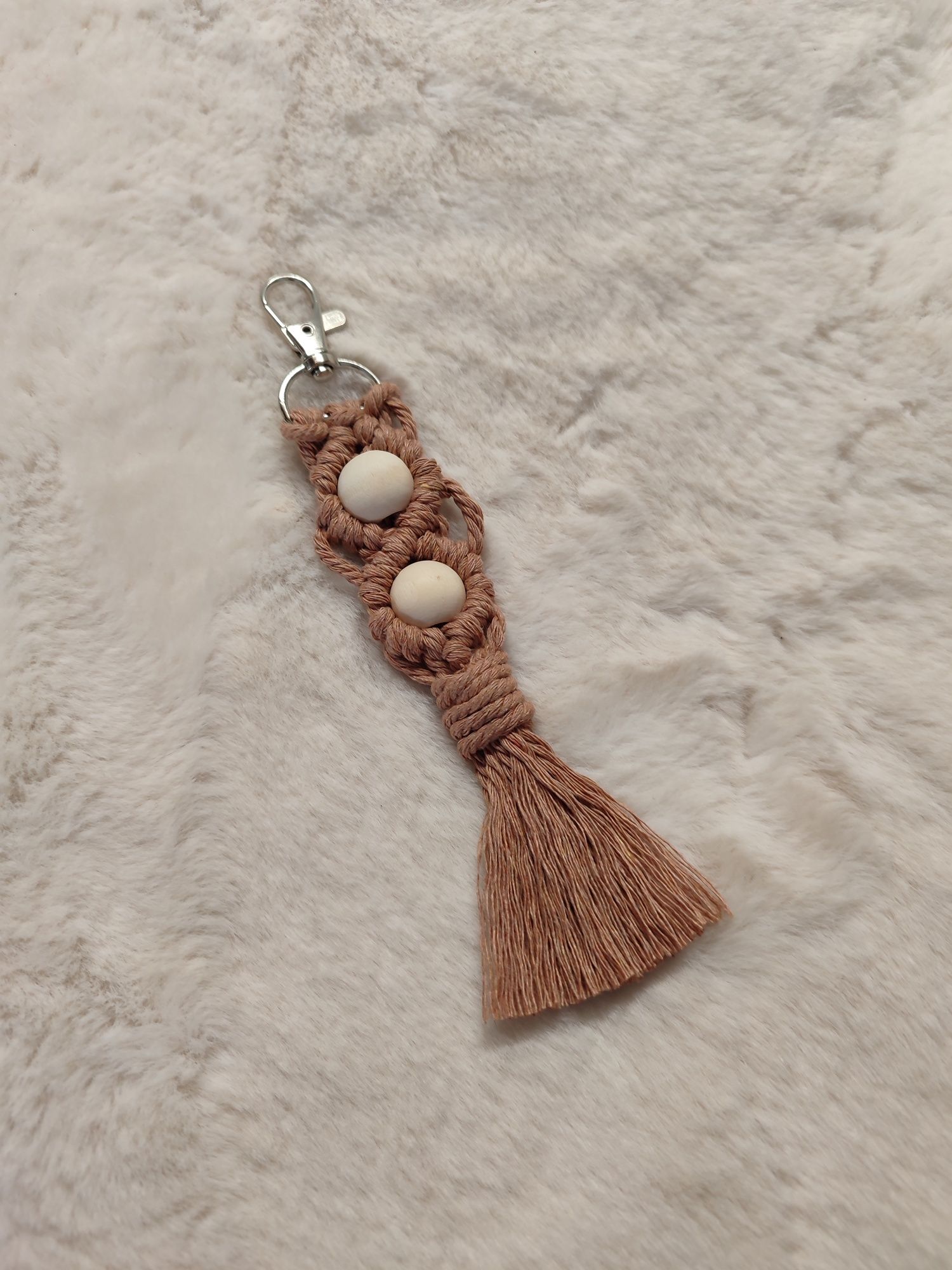 Porta chaves macramé