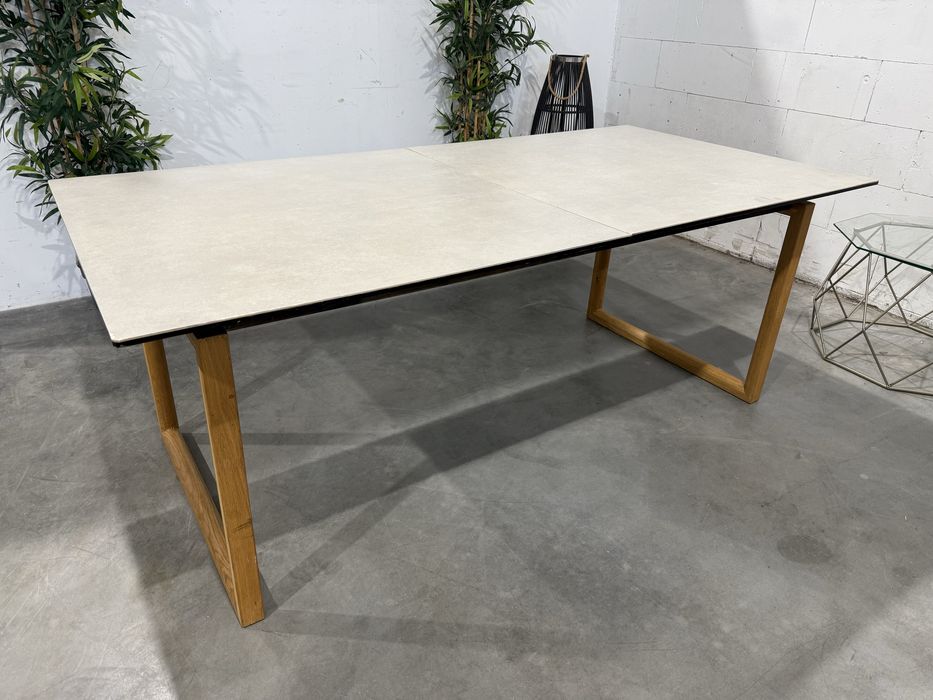 Duży solidny stół skandynawski beton super stan dowóz wysyłka