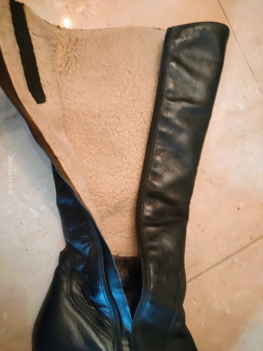 Czarne ocieplane kozaki Lasocki 38