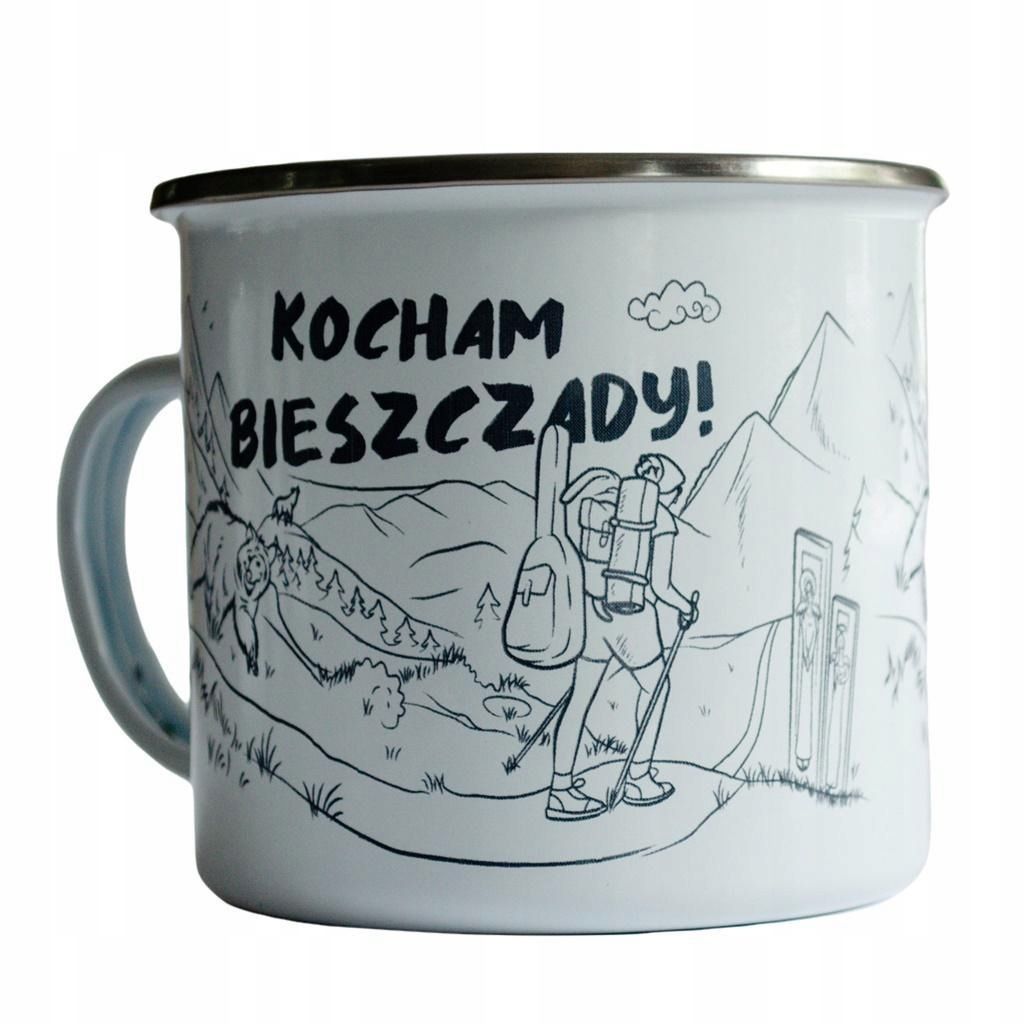 Kubek Emaliowany - Kocham Bieszczady!, Travelset