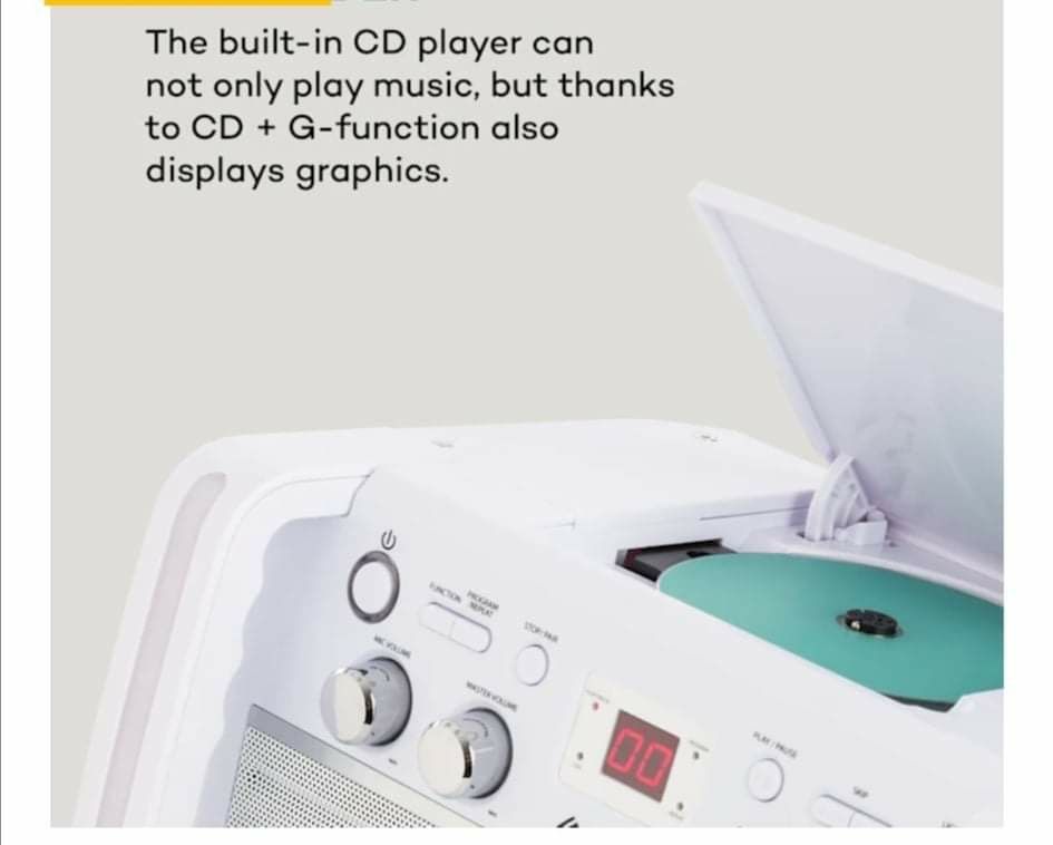 Karaoke, CD,Radio, AUX Bluetooth