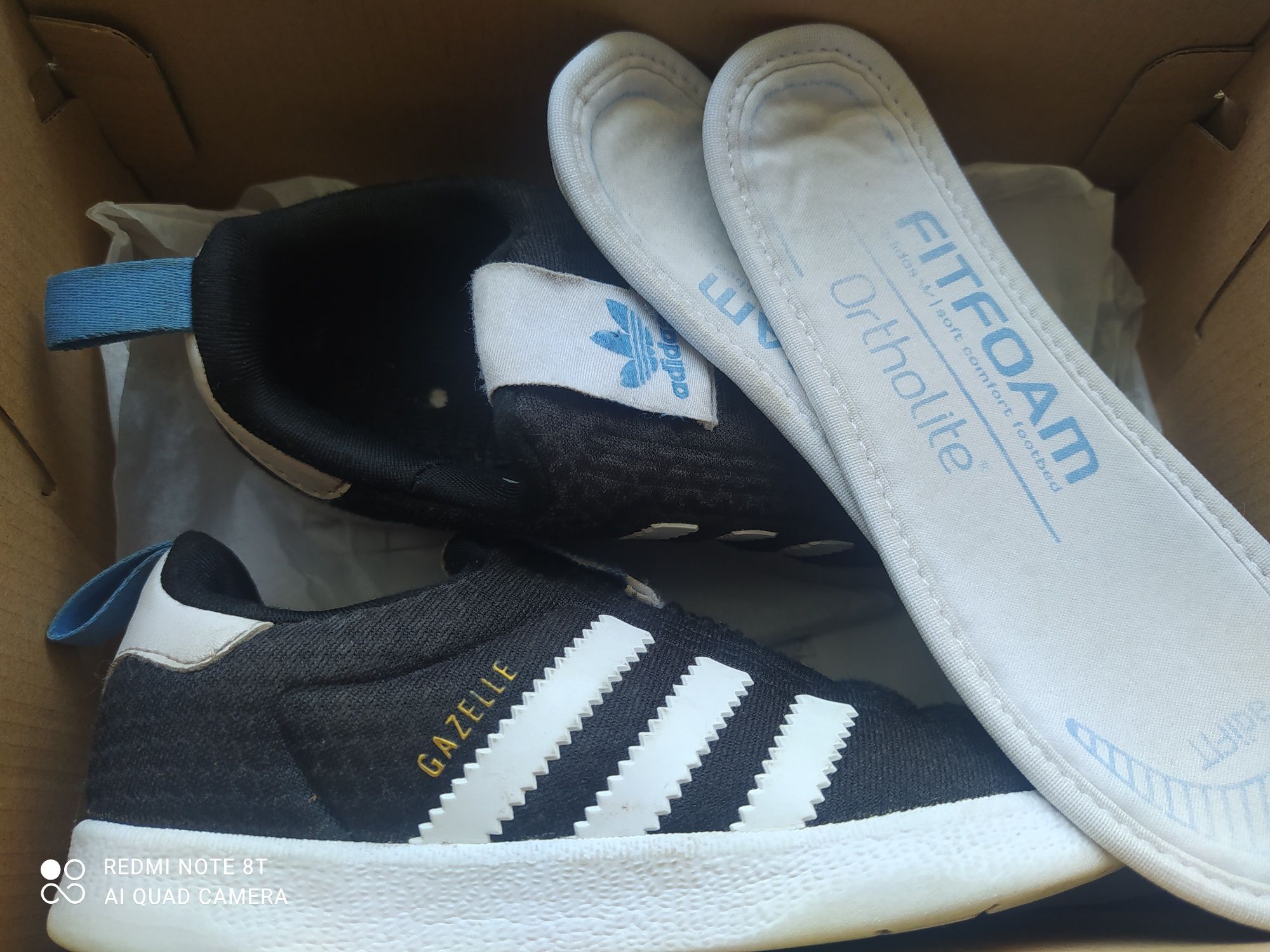 Adidas Gazelle 27 oryginalne buciki sportowe wkladka Ortholite