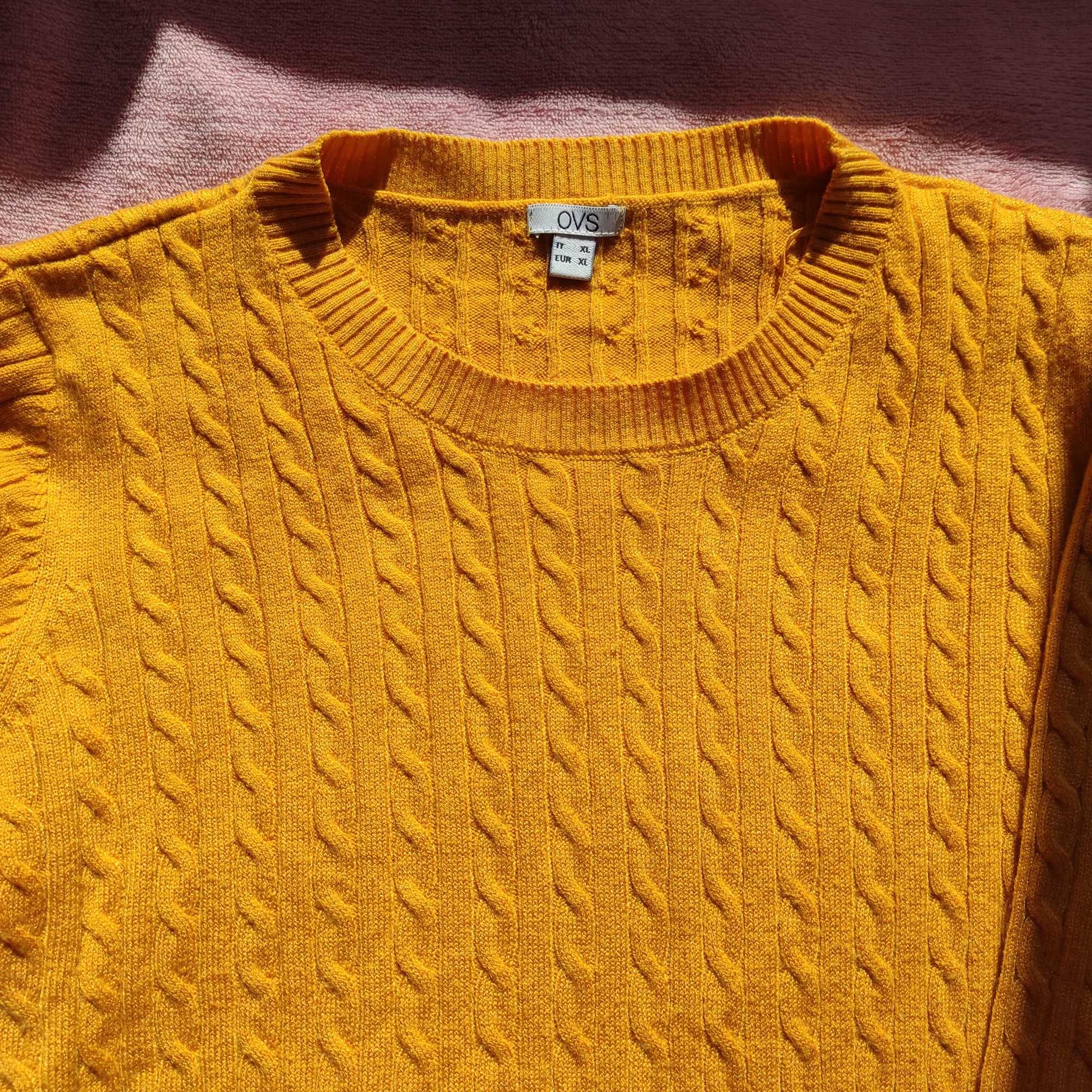 Гірчичний светр/жіночий светр