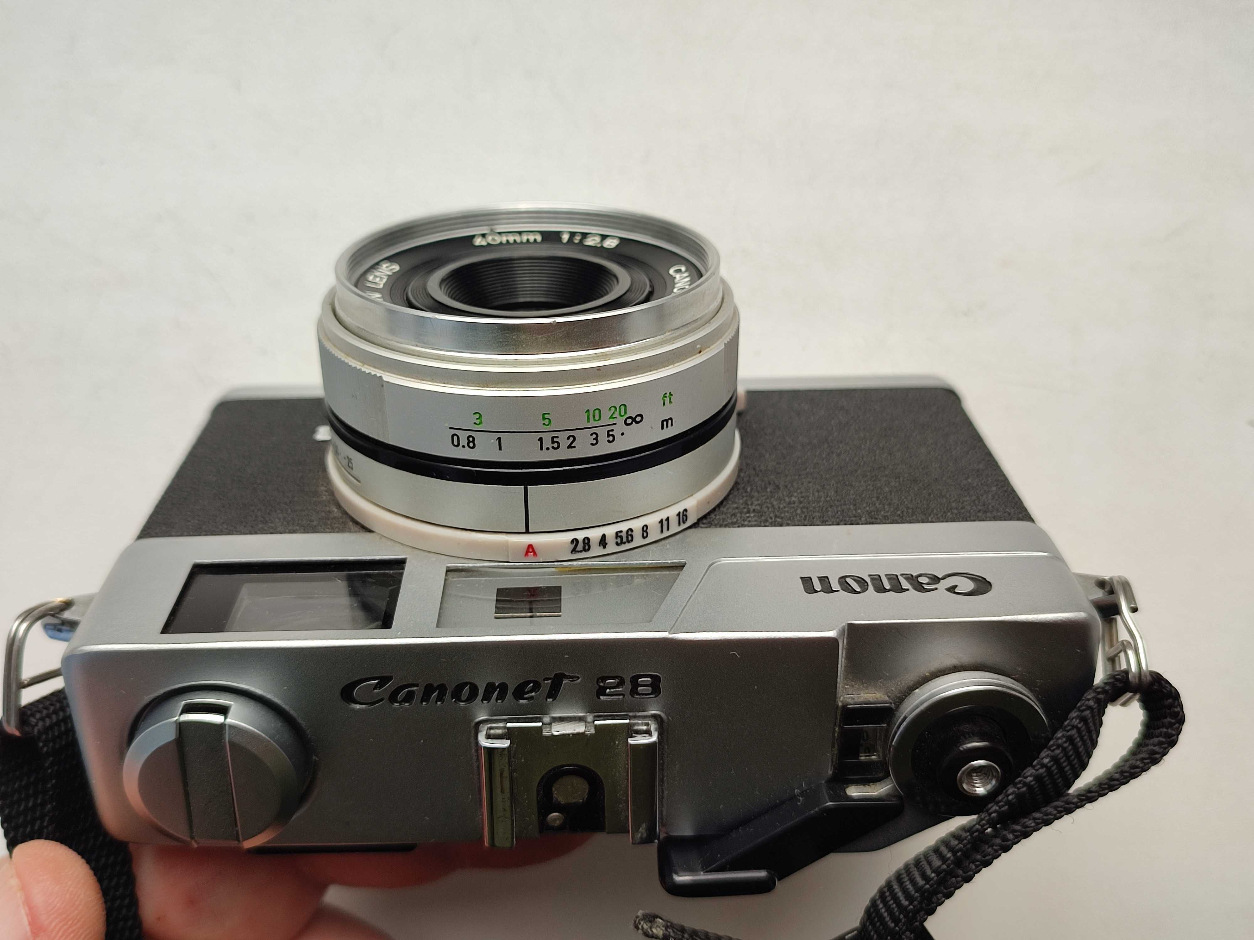 Canon Canonet 28 Lens Canon 40mm f2.8, 35MM