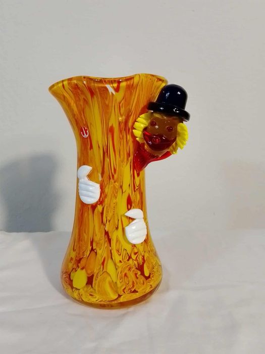 Klaun szkło Murano wazon