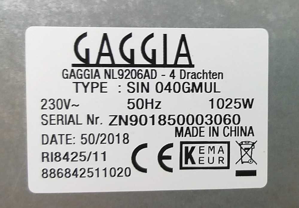 Expres do kawy Gaggia Deluxe 1025W