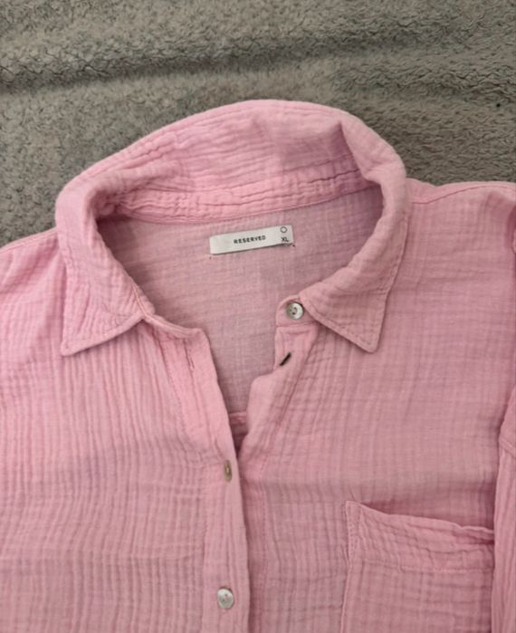 Komplet muślinowy różowy