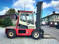wózek widłowy terenowy MANITOU MI60D bliźniacze duże koła 6000kg 4.50m