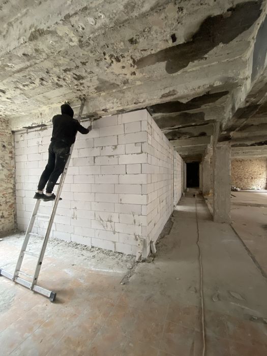 Перестінки, каркаси, несучі стіни, мурую з Газоблоку Львів/Район