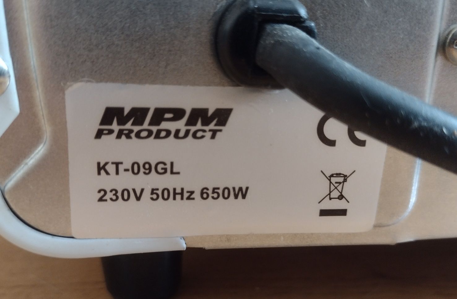 Mini piekarnik MPM KT-09GL
