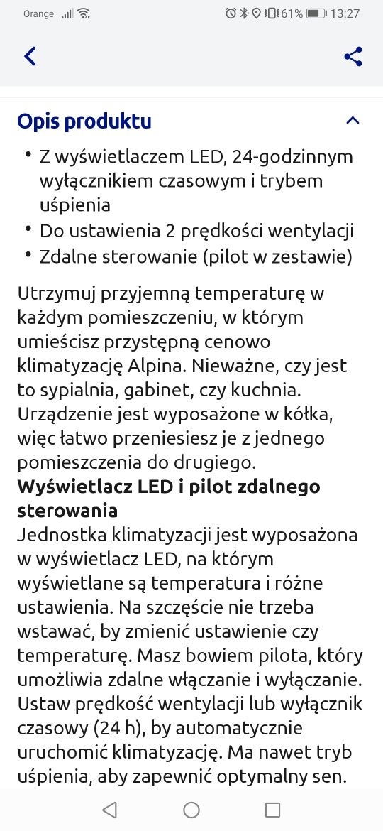 Klimatyzator action