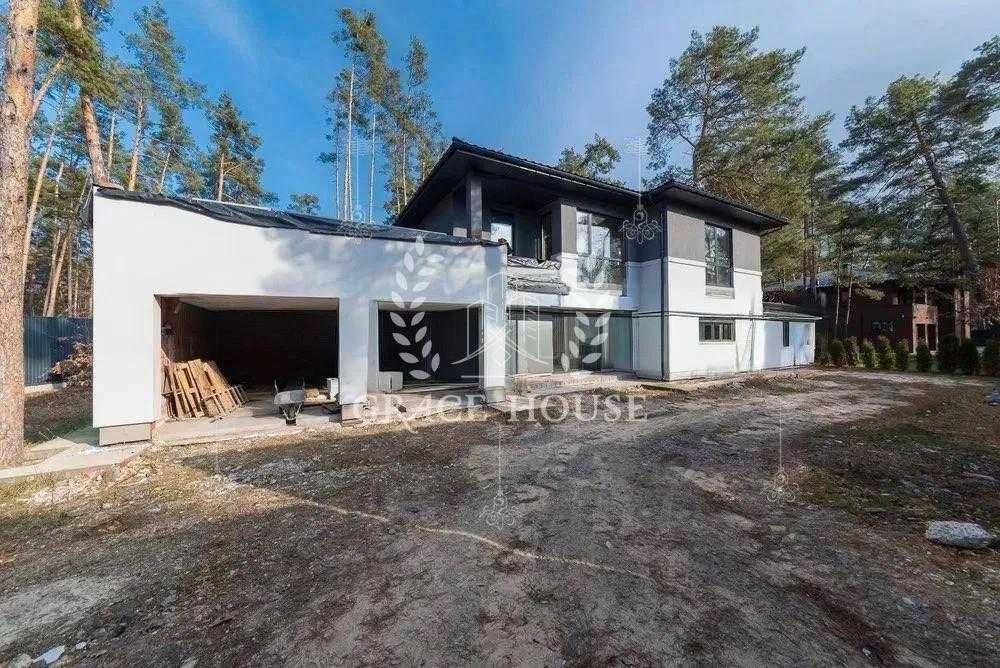 БЕЗ% Продажа дома(340м) среди сосен, п.Плюты, Козин Конча-Заспа в лесу
