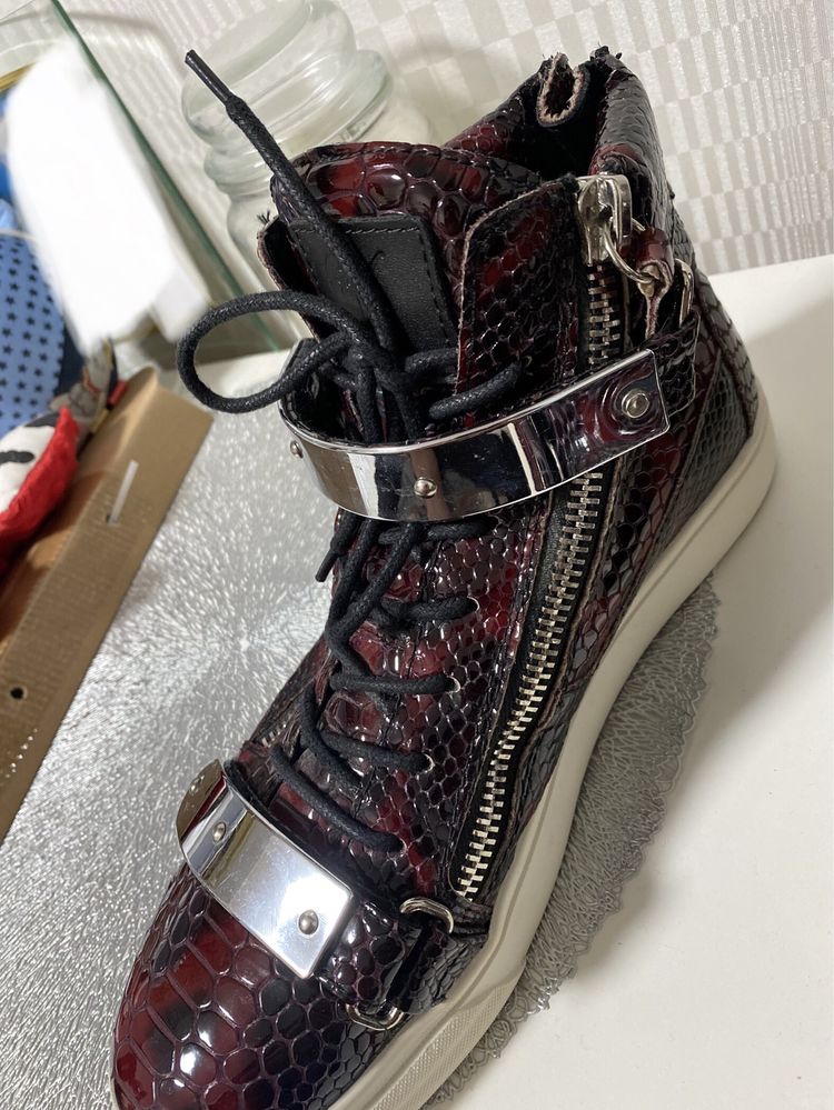 Высокие кроссовки Giuseppe Zanotti оригинал (Limited collection)