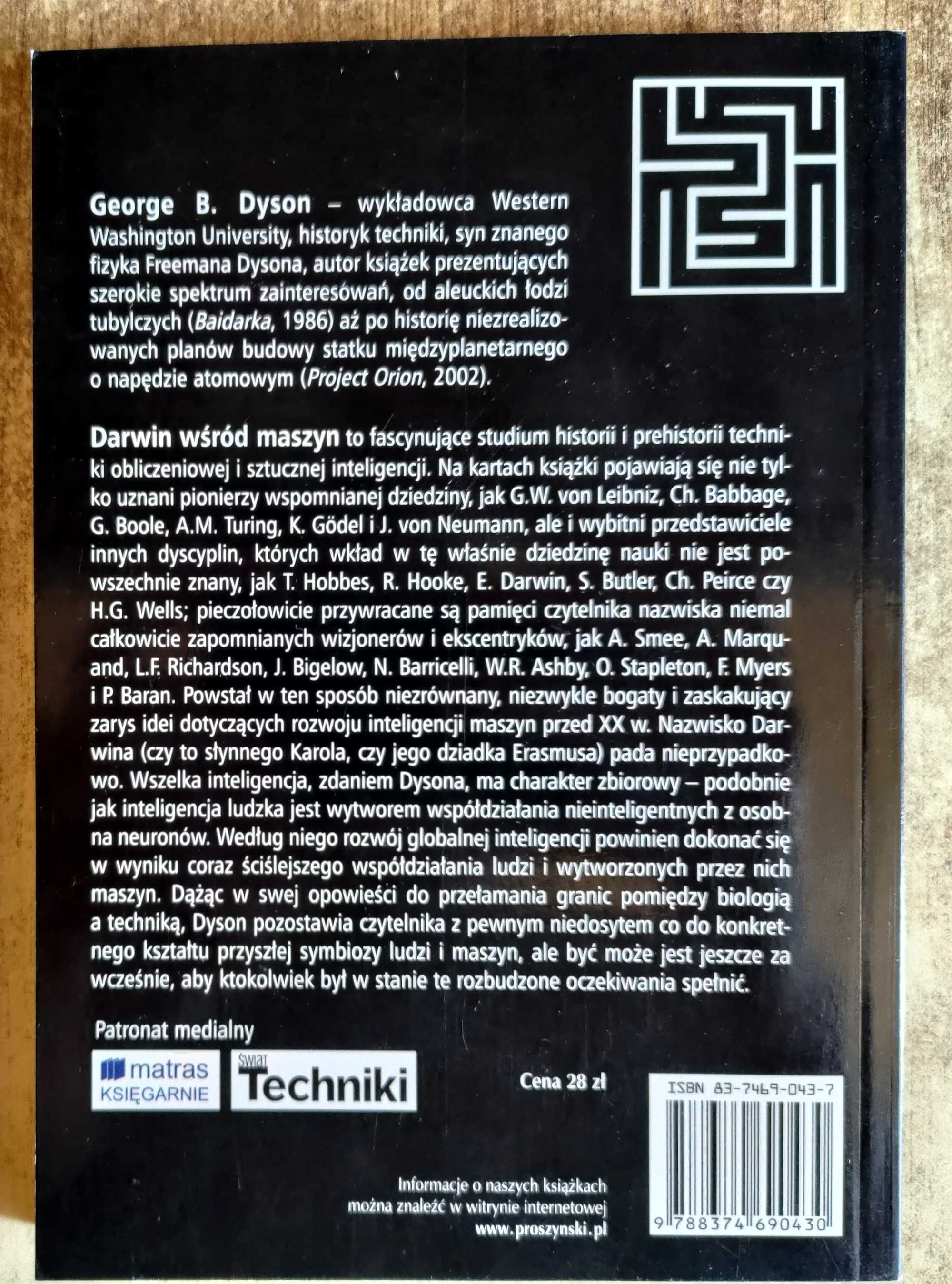Darwin wśród maszyn. Rzecz o ewolucji inteligencji - George Dyson