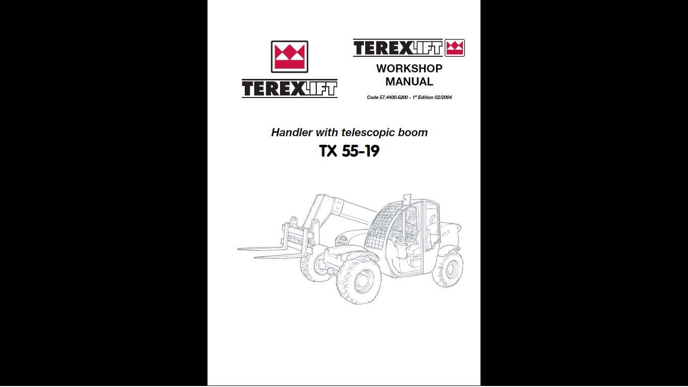 Terex TX 55-19 instrukcja napraw SERWISOWA