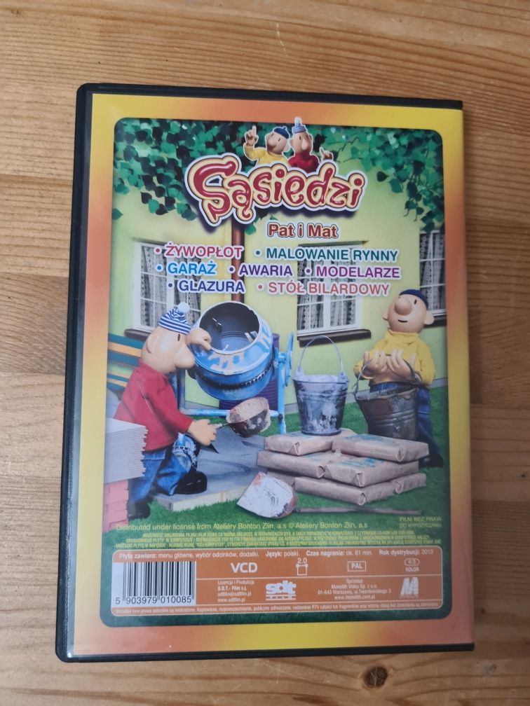 Sąsiedzi Pat i Mat Malowanie rynny płyta VCD bajka ~