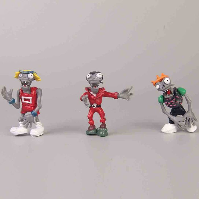 Набір фігурок 9 шт 7см рослини проти зомбі  Plants vs Zombies іграшка