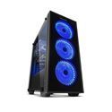 Caixa Nox Hummer TG Cristal temperado LED azul