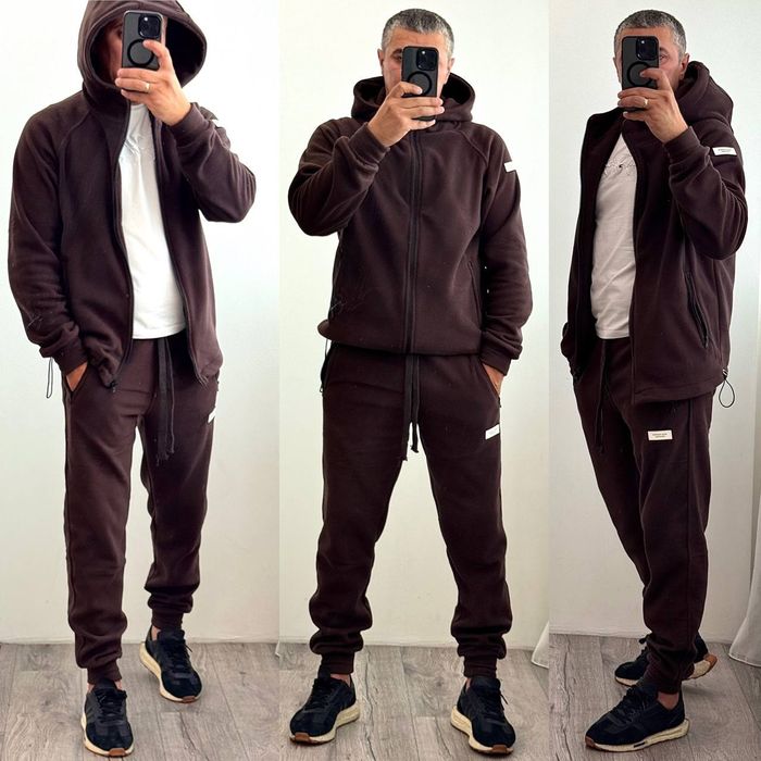 Теплий чоловічий спортивний костюм з флісу .44-46,48-52,54-56