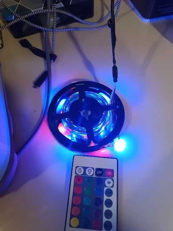 Светодиодная лента 5 В SMD 2835 USB RGB 3 м APP Control Bluetooth