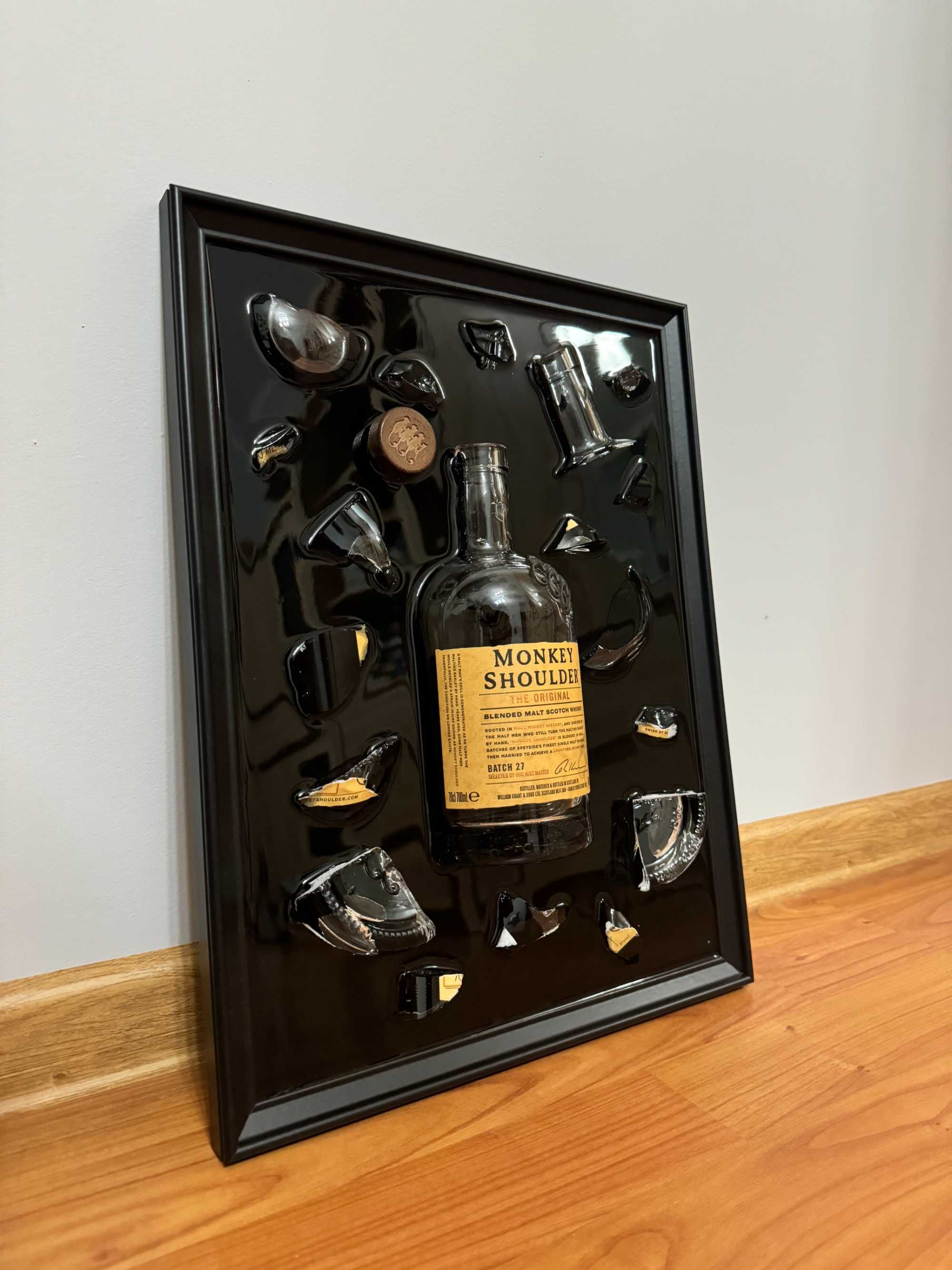 Obraz Monkey Shoulder w ramie