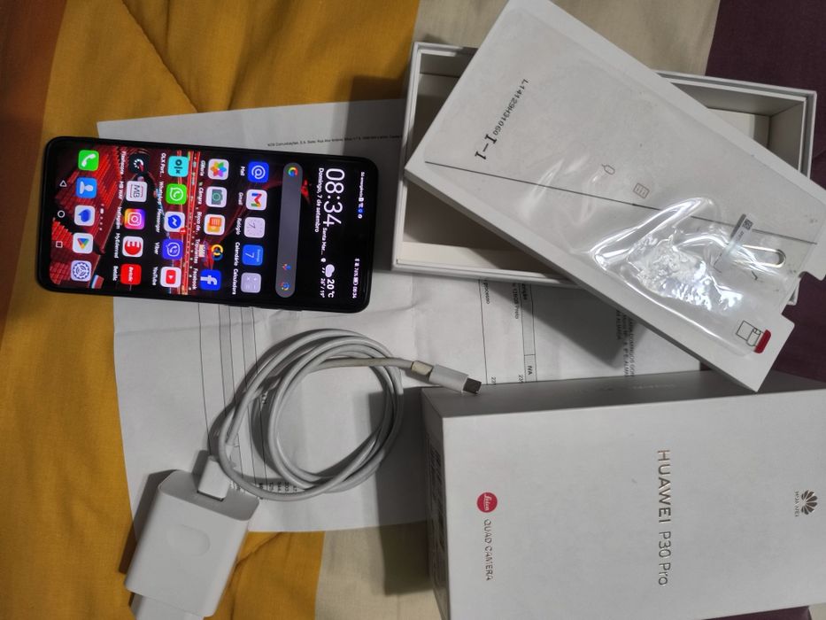 Huawei p30 pro black+ Huawei watch GT3 46mm